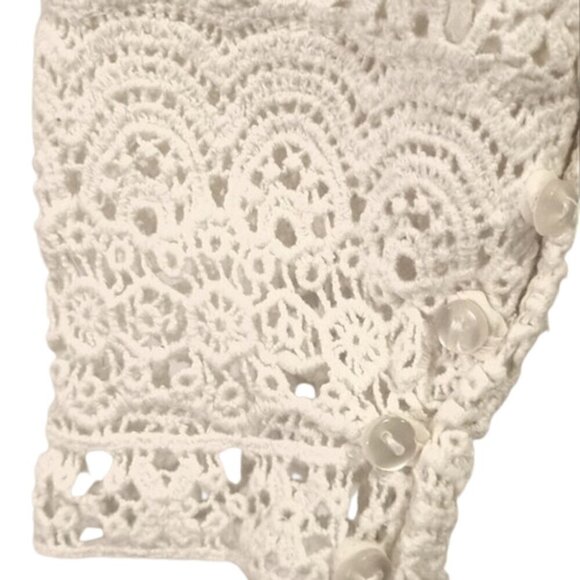 Vero Moda Cream Chiffon Blouse - Picture 6 of 6